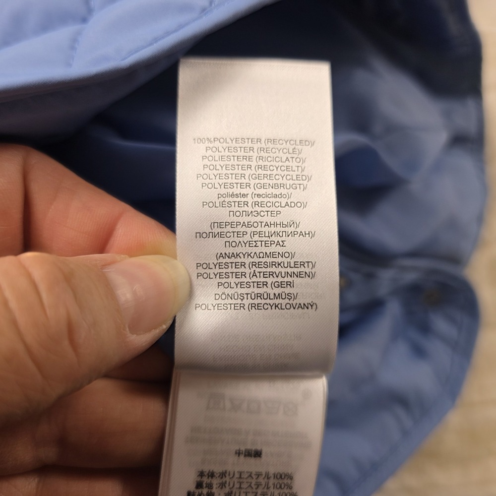 Lauren Ralph Lauren Diamond Quilted Puffer Jacket Womens XS Light Blue - Picture 10 of 10